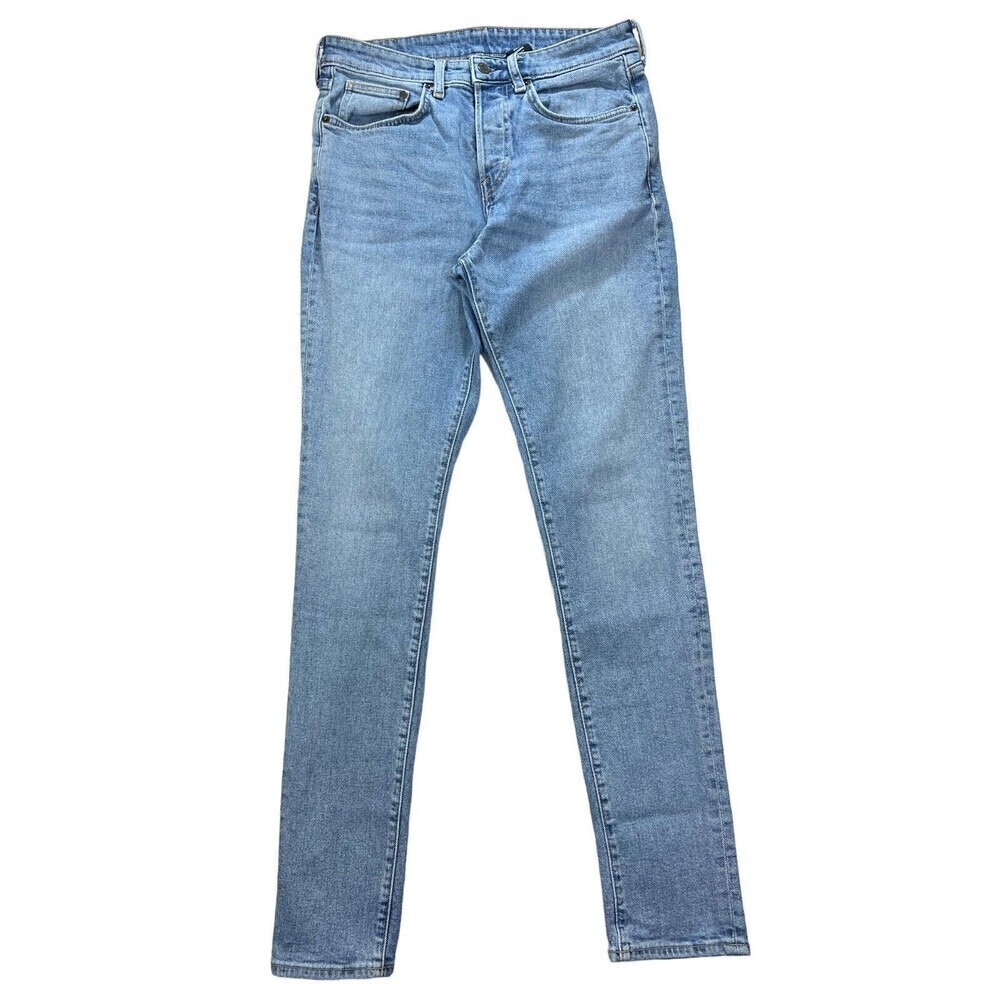 &Denim By H&M High Rise Buttonfly Blue Denim Women’s Jeans Size 34